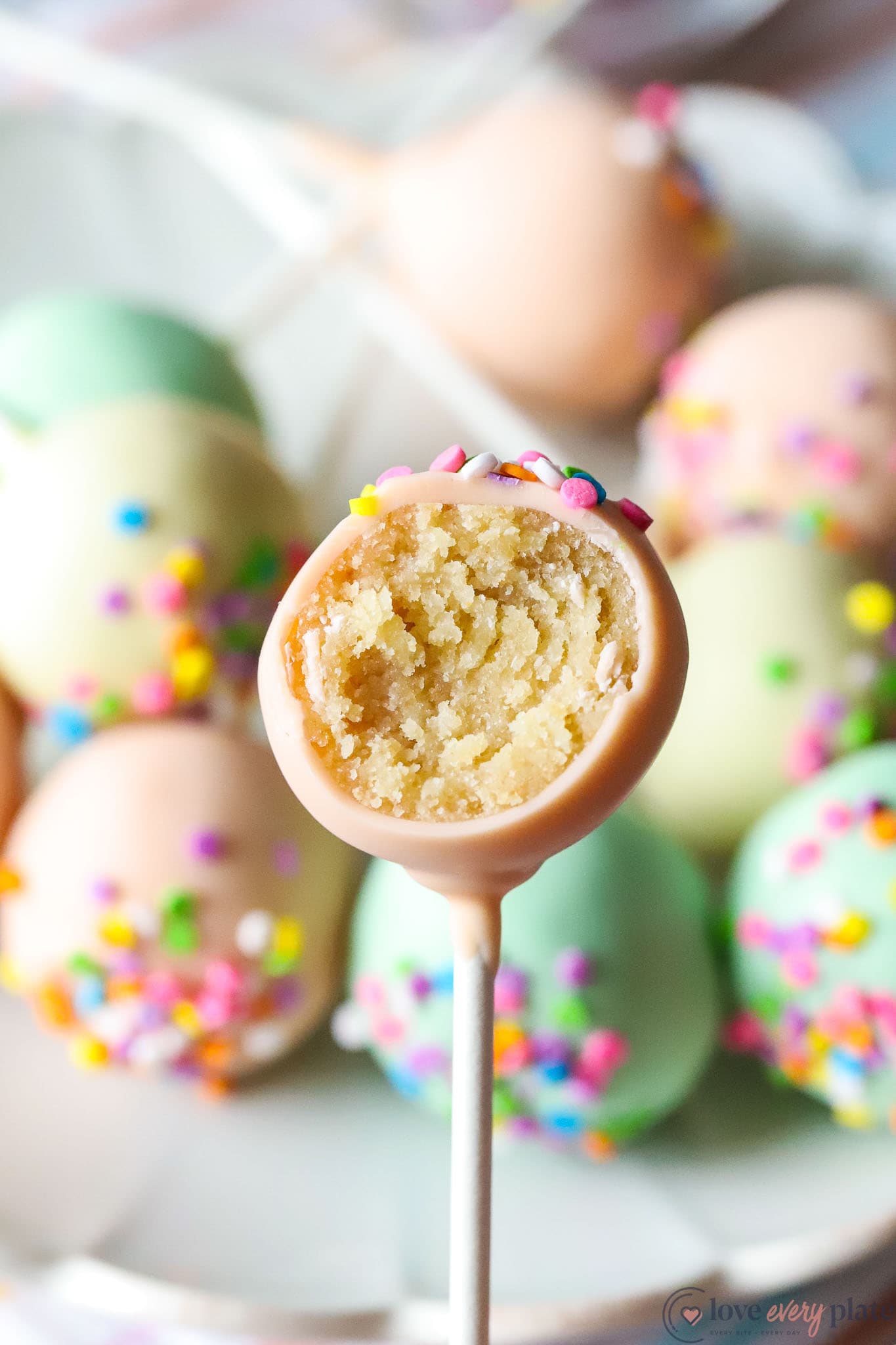 Vanilla Cake Pops • Love Every Plate