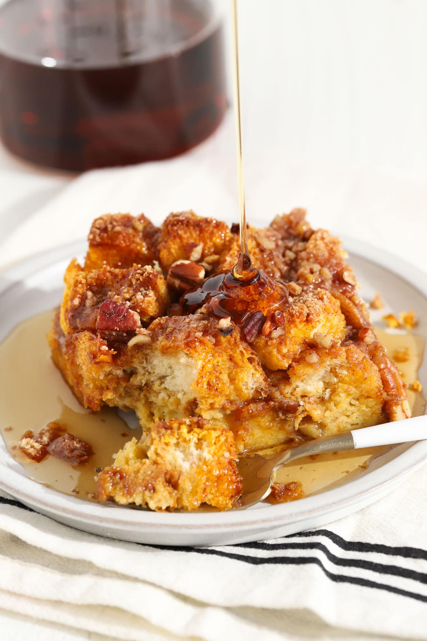 Pumpkin Spice French Toast Bake • Love Every Plate